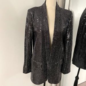 Zara sequin blazer, size L - excellent condition